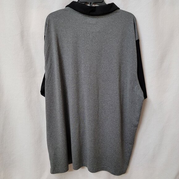 Greg Norman‎ For Tasso Elba Mens Polo Shirt XXL Gray & Black Polyester - Picture 9 of 10